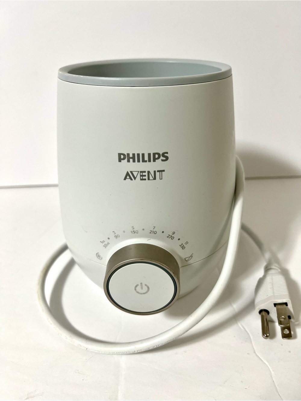 Philips AVENT White and Light Gray Bottle Warmer